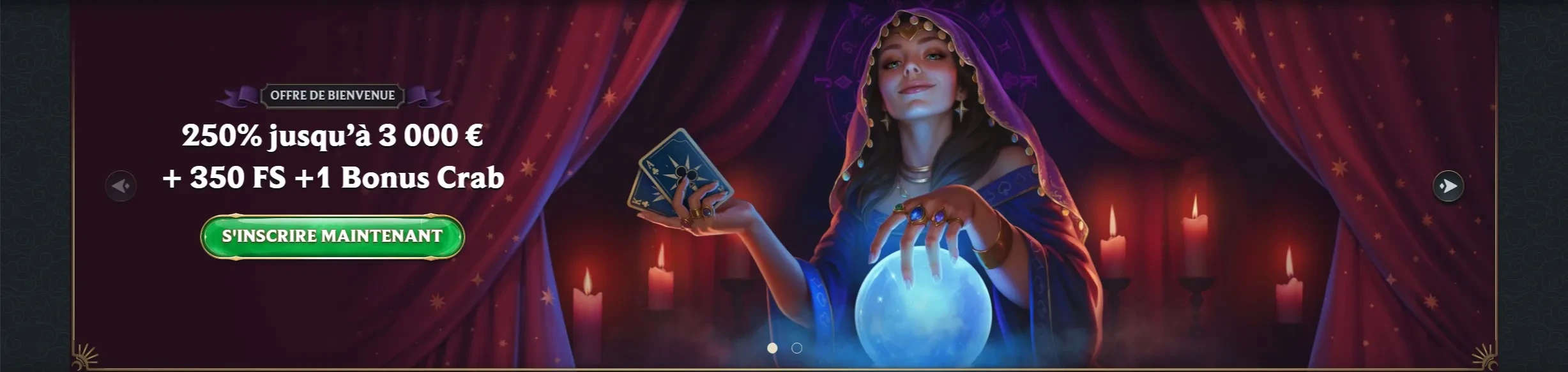 Bonus de bannière AstroMania Casino